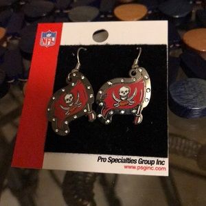Tampa Bay Buccaneer earrings